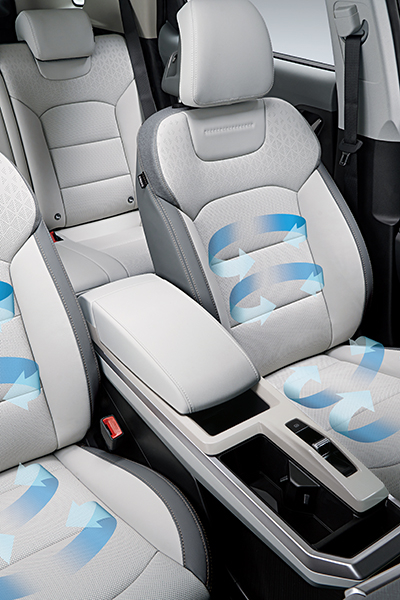 Θερμαινόμενα & Αεριζόμενα Μπροστινά Καθίσματα